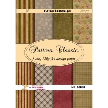 Felicita Design A4 Pattern classic 8stk 120g